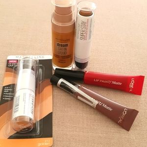 Makeup and lip paint matte